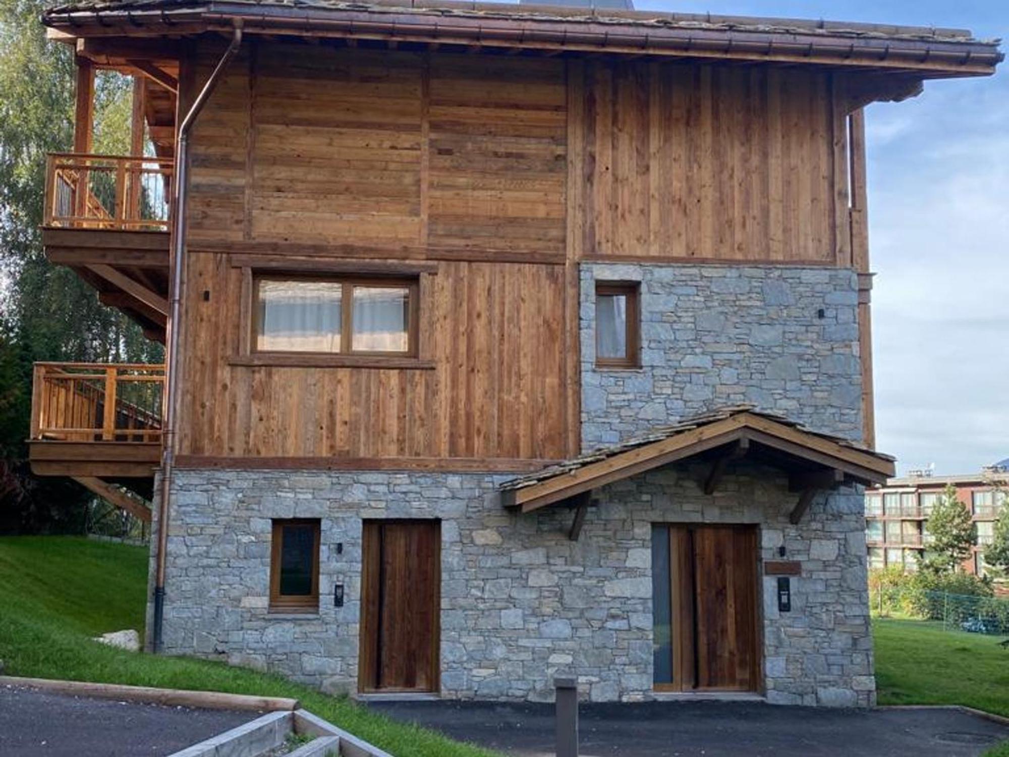 Вілла Chalet Luxe Avec Piscine, Sauna, Et Acces Facile Pistes Courchevel - Fr-1-568-27 Екстер'єр фото