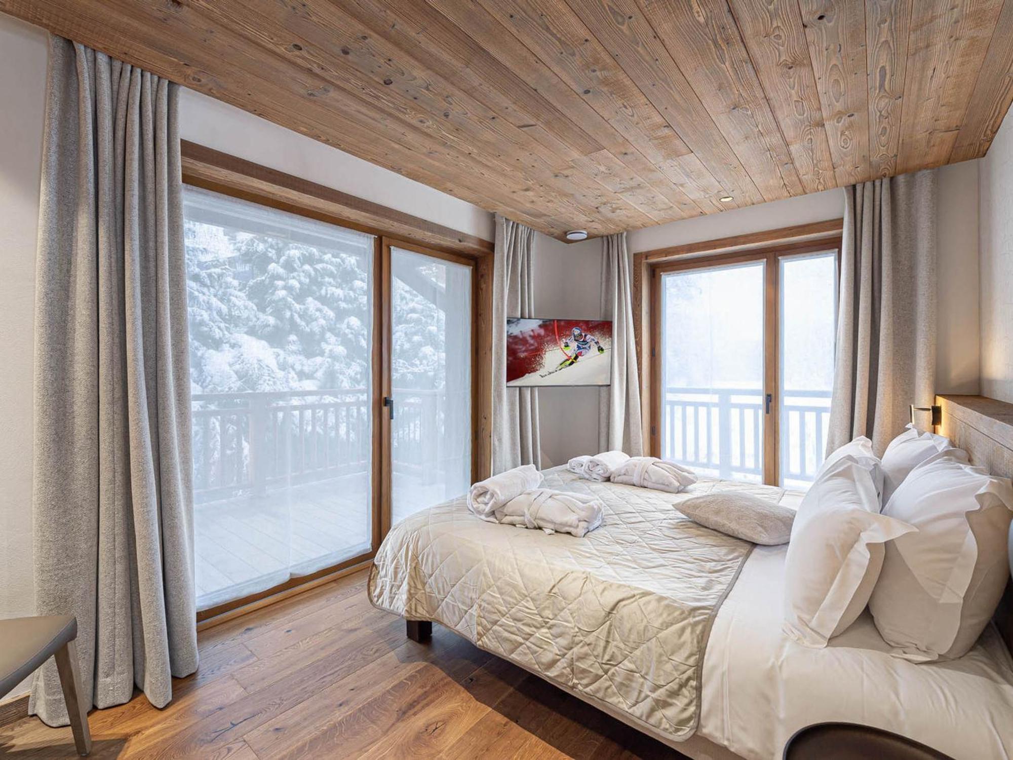 Вілла Chalet Luxe Avec Piscine, Sauna, Et Acces Facile Pistes Courchevel - Fr-1-568-27 Екстер'єр фото